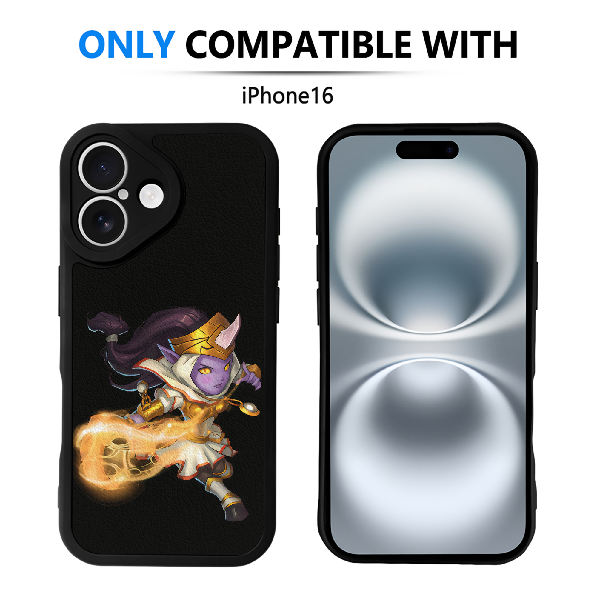 リーグ・オブ・レジェンド League of Legends LOL 【iPhone 16シリーズ対応】シリコンスマホケース（レザー調） 材質：シリコン